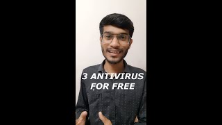 3 ANTIVIRUS FOR FREE 🔥👨‍💻 shorts youtubeshorts antivirus [upl. by Atiuqiram]