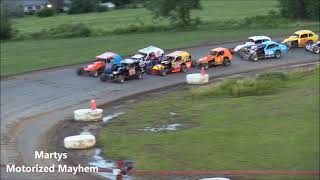 Eastern Ontario Vintage Stock Car Club Feature Race June 8  Brockville Ontario Speedway [upl. by Sirtimed]