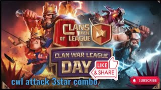 How to make myself pro in cwl l easy way take 3 star in coc l Gameplay coc 2024 [upl. by Spindell694]