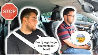 Zijn rijles gaat niet zoals verwacht❌🚗  Onderschat je praktijkexamen niet [upl. by Toille]