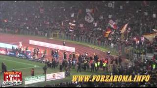 Festeggiamenti AS Roma derby di Coppa Italia RomaLazio 21 del 19012011 [upl. by Clarinda954]