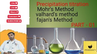 precipitation titration Mohrs method Valhards method Fajan Method 😊 Part 01 [upl. by Nalak]