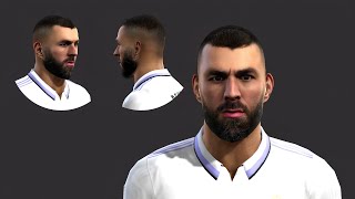 PES 2013 Karim Benzema Face Update 2023 Best Patch [upl. by Godred]