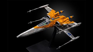 How I built Bandais STAR WARS Poe Dameron T70 XWing [upl. by Recnal]