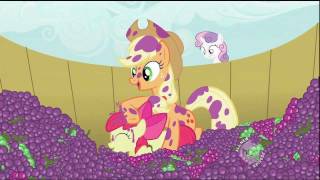 Applejack and Applebloom  Grape Juice Scene [upl. by Ongun]