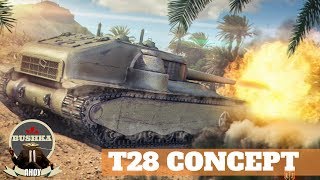 T28 HTC World of Tanks Blitz [upl. by Eillam]