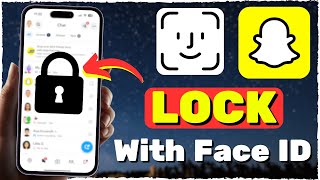 How to Lock Snapchat With Face ID or Passcode iPhone 15 15 Pro 14 13 12 11 [upl. by Dlopoel393]