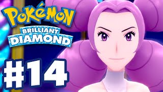 Gym Leader Fantina  Pokemon Brilliant Diamond and Shining Pearl  Gameplay Walkthrough Part 14 [upl. by Niletak]