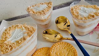 Serradura  Portuguese Sawdust Pudding  Sawdust Pudding Recipe  Goan Serradura [upl. by Gastineau]