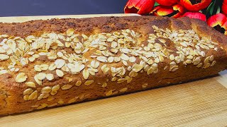 Homemade rye bread in 5 minutes that I never get tired of Fast and tasty 👍 [upl. by Chemar]