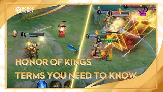 Honor of Kings Tutorial Game Terms You Need to Know [upl. by Emelen]