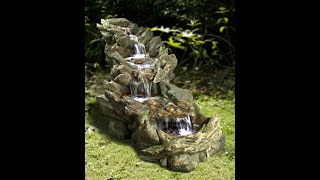 Giant Long Water Feature OUTDOOR INDOOR WATER FOUNTAIN water Fall Australia Melbourne Sydney TGOP [upl. by Ynaitirb]