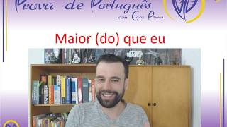 quotMaior quequot ou quotmaior do quequot  Aprenda em 1 minuto [upl. by Batruk]