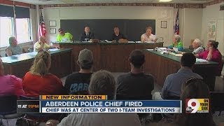 Aberdeen Police Chief fired [upl. by Asihtal]