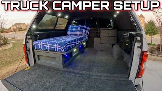 Complete Truck Camping Setup 2020 Ford F150 [upl. by Llehsar]