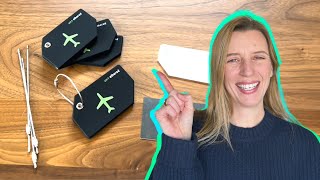 Keep Your Belongings Secure with Untethered Luggage Tags [upl. by Einad]