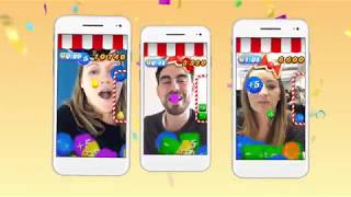 Candy Crush Saga  Facebook Camera Effect [upl. by Yraht]