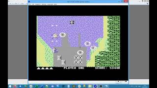 Playing Xevious the real one on Vice64 [upl. by Oiludbo]