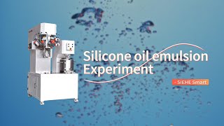 Silicone oil emulsion Experiment  SIEHE Industry [upl. by Aramoiz]