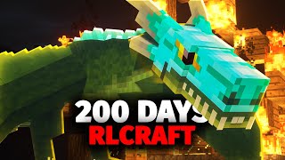 I Spent 200 Days in RLCraft and Heres What Happened [upl. by Eixid]