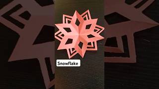 New paper designSnowflakeviralvideoshorts [upl. by Audi338]