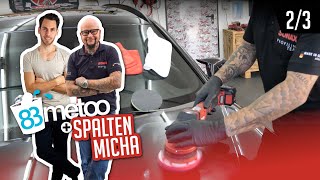 Auto polieren mit dem Exzenterpolierer und Rotationspoliermaschine  zu Gast bei Spalten Micha 23 [upl. by Carma]