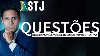 Concurso STJ questões passiveis de recurso administrativo banca CEBRASPE [upl. by Aicekan]