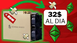 ⛏️EL NUEVO MINERO MAS RENTABLE DE ETHEREUM CLASSIC🔷BOMBAX MINER EZ 100⛏️💸 [upl. by Kaitlynn]