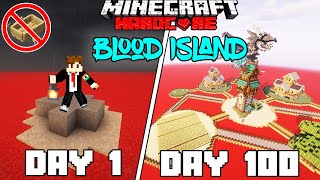 I Survived 100 Days on Blood Island Minecraft Hardcorehindi [upl. by Carmella]