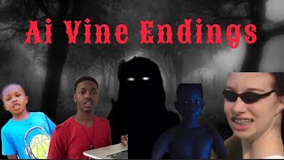 Ai Vine Endings Creepy Time Traveler Ai Vine Endings [upl. by Llertniuq742]