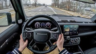 2024 Land Rover Defender 130 Outbound  POV Test Drive Binaural Audio [upl. by Egidius]