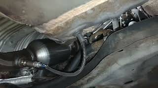 2005 Pontiac Vibe exhaust replacement [upl. by Rollet219]