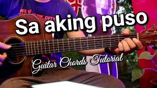 Sa aking puso  Ariel Rivera  Acoustic Cover  Guitar Chords Tutorial [upl. by Bomke920]