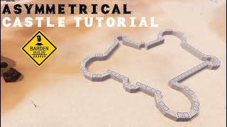 Conan Exiles Asymmetrical Castle Layouts Tutorial No Mods [upl. by Notsniw]