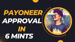 How to Verify Your Payoneer Account in 6 minutes  Ebay connect to Payoneer in HindiUrdu payoneer [upl. by Lambart]