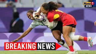 China Stuns Fiji in Olympic Rugby Sevens Match [upl. by Liagaba]