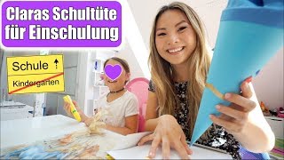 Claras Schultüte 😍 Einschulung 2018 Mama Tochter Tag  Wocheneinkauf Food Haul VLOG  Mamiseelen [upl. by Irb]