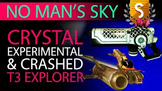 No Mans Sky S Class Crystal Experimental MT and Max Slot Crashed Ship Explorer Xaines World NMS [upl. by Aneg]