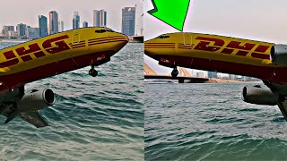 Emergency airplane landing in water [upl. by Clarice]