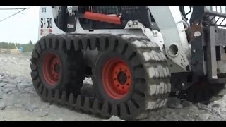 Camoplast Skid Steer Over The Tire Tracks [upl. by Peirce490]