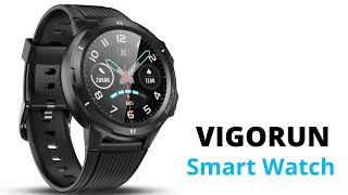 Vigorun Fitness Smartwatch  Unboxing and First Look [upl. by Mada]