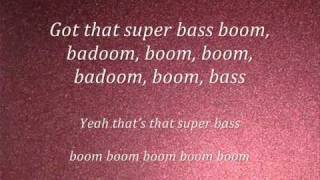 Nicki MinajSuper Basslyrics 2011NEW [upl. by Garber664]