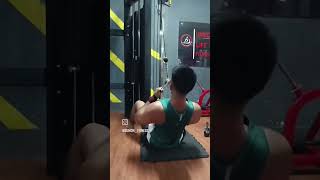 Back cable machine workout  viral video  trending video  viral shorts fitnessby sumon Das [upl. by Neelrahc352]