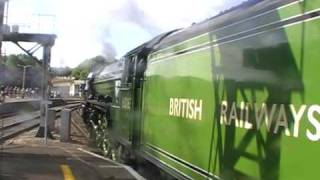 60163 Tornado ERUPTS out of Bristol Temple Meads 5709 [upl. by Sivrahc]