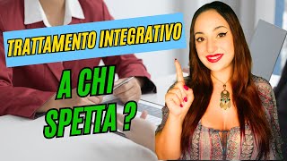 TRATTAMENTO INTEGRATIVO  A CHI SPETTA [upl. by Shaia]