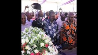 LIVE Raila Odinga Attends Celebration of the life of Mama Rosa Ayuya Oloo Migori County [upl. by Spillihp946]