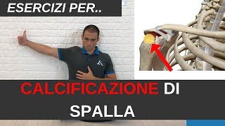 Hai una CALCIFICAZIONE ALLA SPALLA Prova i 3 ESERCIZI MIRATI [upl. by Noiramed200]