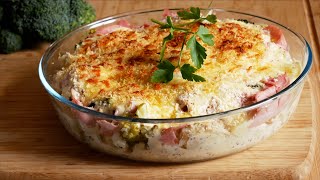 Gratin de choufleur brocoli et mozzarella [upl. by Emyam]