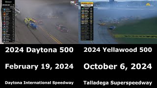 2024 Daytona 500 and 2024 YellaWood 500 Big One NCC 208 [upl. by Chimene741]