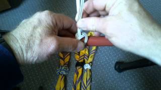 Knots  Turks Head Woggle With Wire [upl. by Gelman875]